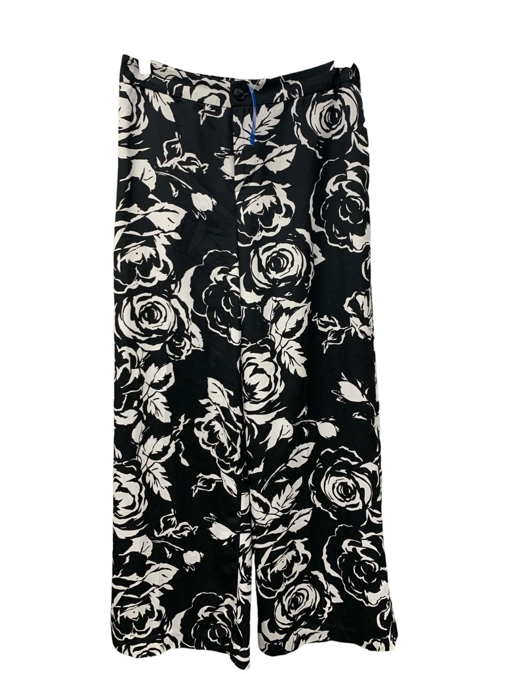 Ralph Lauren Black and White Floral Maxi Pants Size M